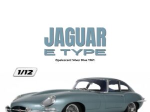 Precomanda macheta auto Jaguar E Type Opalescent Silver Blue 1961 1:12 GT Spirit (GT978)