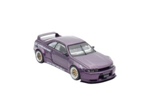 Macheta auto Nissan Skyline Gt-R (R33) Pandem Rocket Bunny Purple 1:64 Inno64