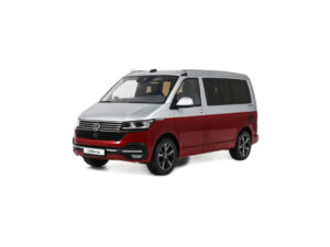 Precomanda macheta auto Volkswagen T6.1 California Ocean – Fortuna Red/Reflex 1:18 Otto Models (OT1342)