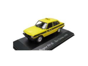Macheta auto Peogeot 504sl Taxi Cordoba 1999 Galben 1:43 Altaya