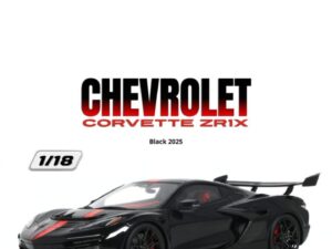 Precomanda macheta auto Chevrolet Corvette Zr1x Black 2025 1:18 GT Spirit (GT1027)