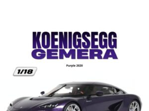 Precomanda macheta auto Koenigsegg Gemera Purple 2020 1:18 GT Spirit (GT983)