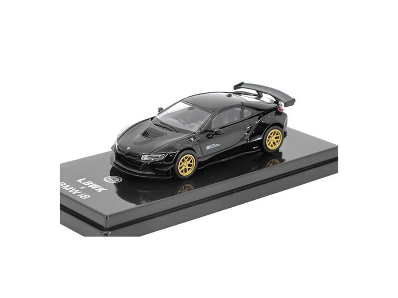 Macheta auto Bmw i8 Liberty walk 2018 Black 1:64 Para64 - imagine 2