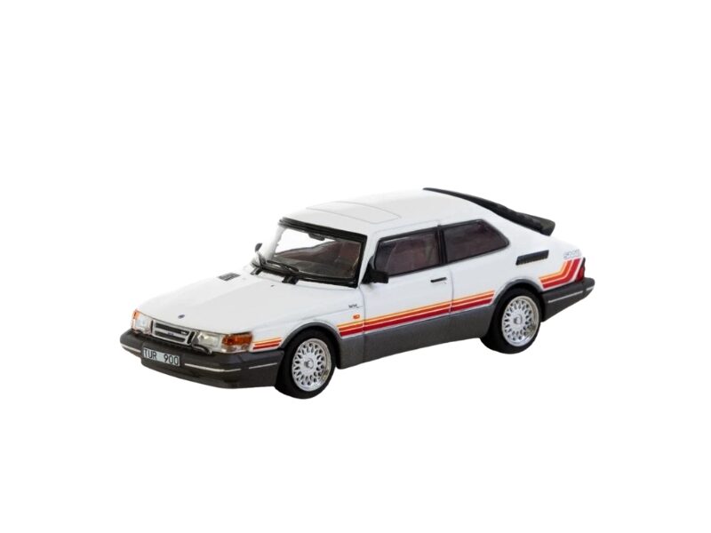 Macheta auto Saab 900 Turbo Alb 1:64 Tarmac Works