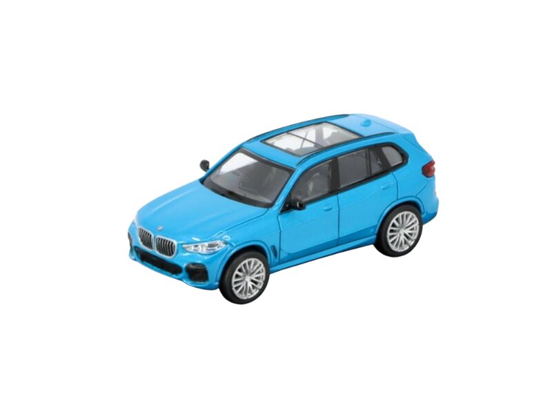 Macheta auto Bmw x5 G05 Albastru 1:64 Para64 RHD