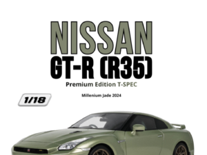 Precomanda macheta auto Nissan Gt-R (R35) Millennium Jade 2024 1:18 GT Spirit (GT974)