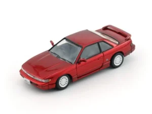 Macheta auto Nissan Silvia S13 Rosu Metalizat 1:64 Bm Creations