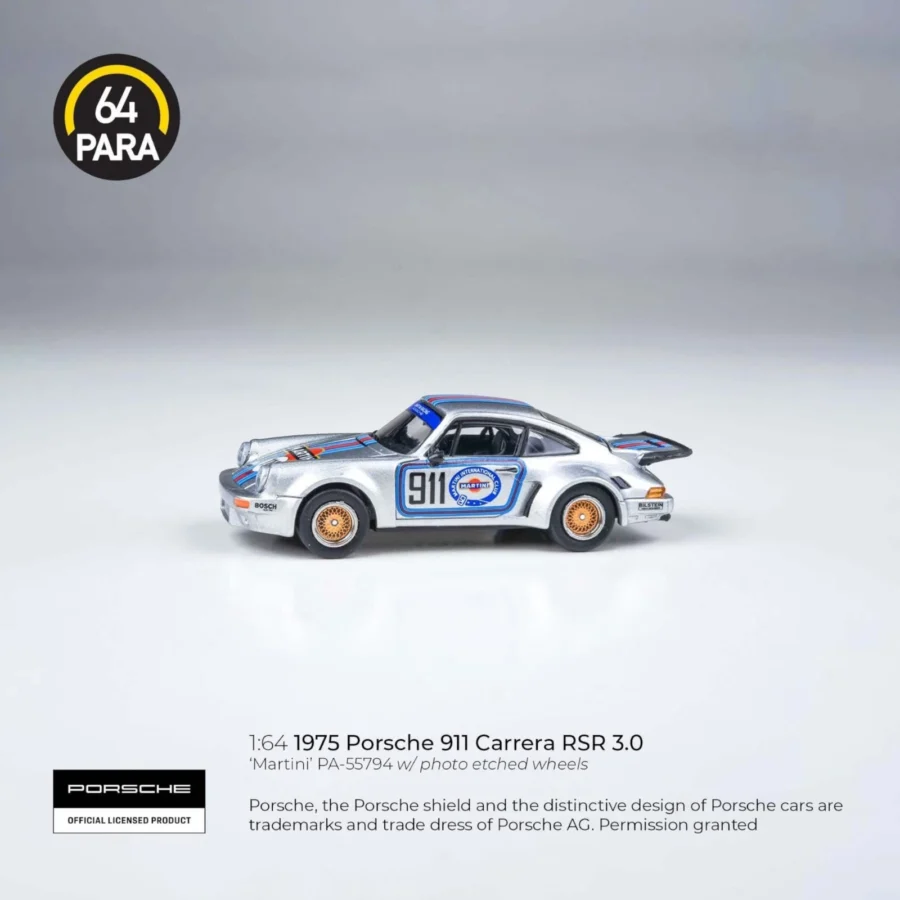 Macheta auto Porsche 911 3.0 RSR Martini 1974 1:64 Para64 - imagine 4