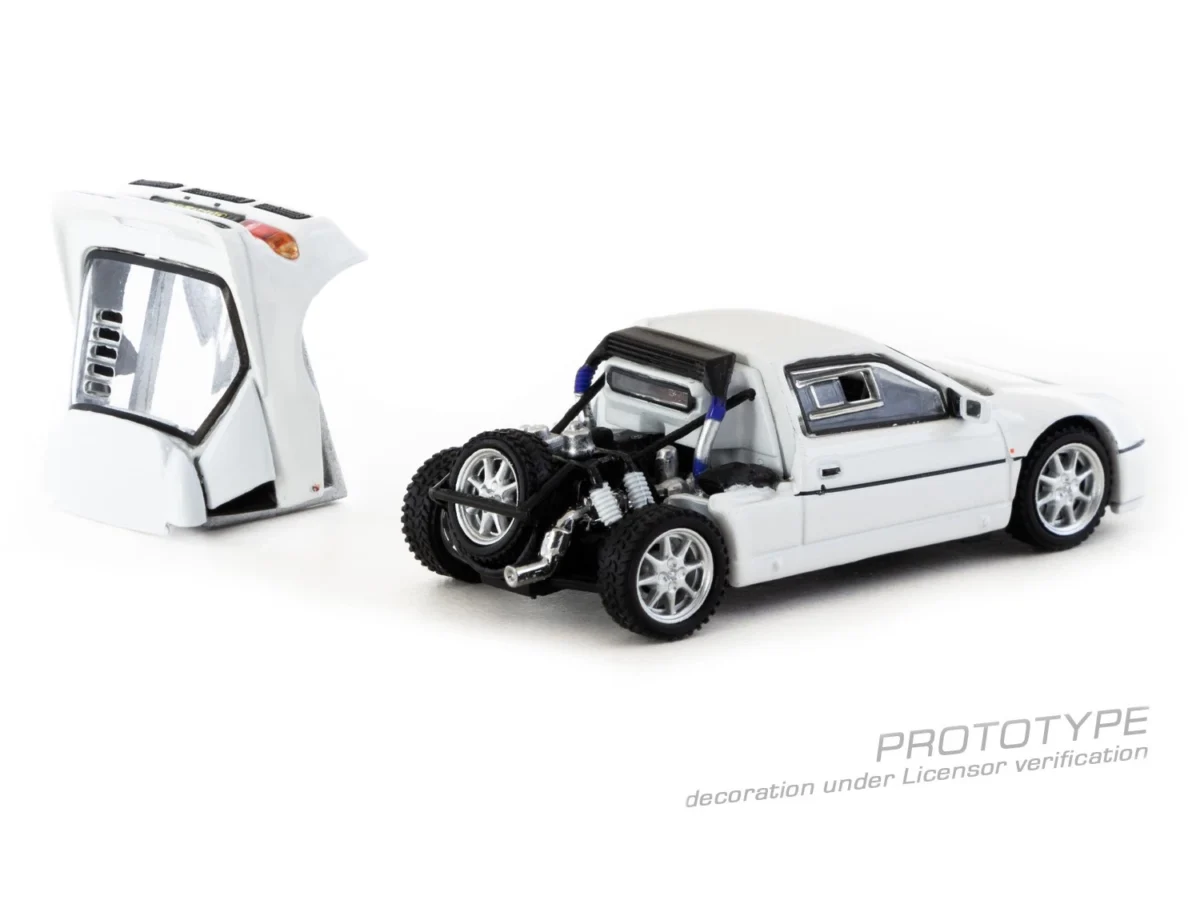 Macheta auto Ford Rs200 Alb 1:64 Tarmac Works - imagine 4