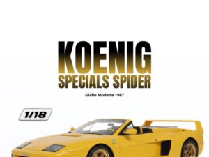 Precomanda macheta auto Koenig Specials Spider Giallo Modena 1987 1:18 GT Spirit (GT581)