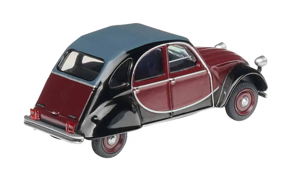 Macheta auto Citroen 2CV Charlsten Visiniu 1:64 Schuco - imagine 3
