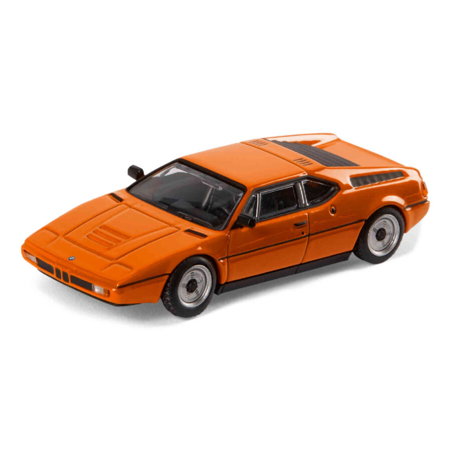 Macheta auto BMW M1 1:64 Portocaliu 1:64 Almost Real