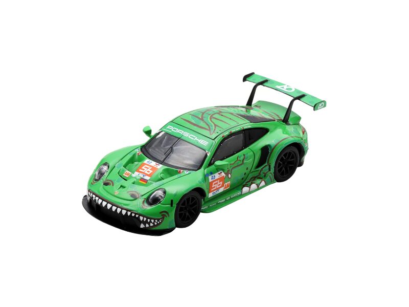Macheta auto Porsche 911 RSR - 19 No.56 PROJECT 1 - AO Le Mans 24H 2023 PJ Hyett - G. Jeannette - M. Cairoli 1:64 Spark