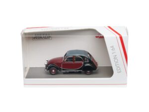 Macheta auto Citroen 2CV Charlsten Visiniu 1:64 Schuco