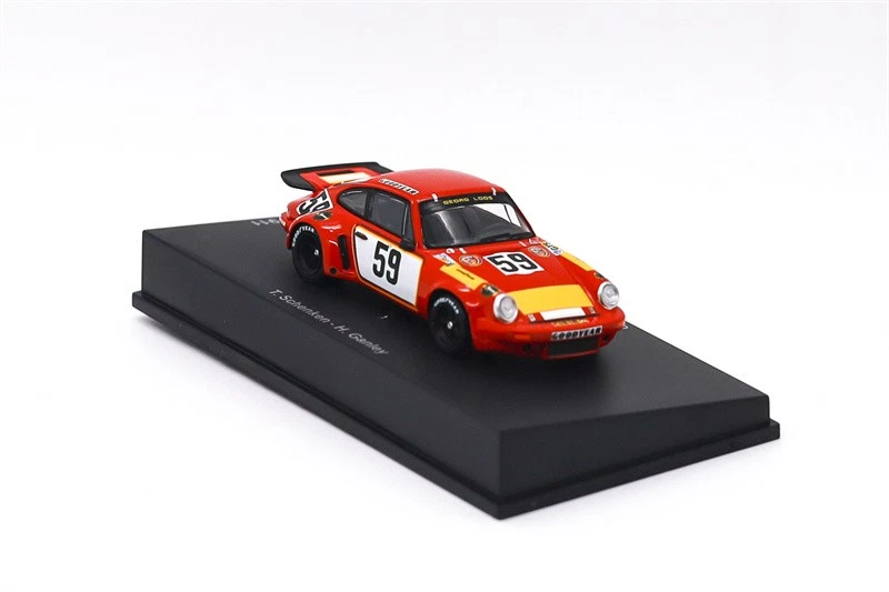 Macheta auto Porsche 911 Carrera RSR No.59 24H Le Mans 1975 T. Schenken - H. Ganley 1:64 Spark - imagine 2