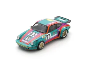 Macheta auto Porsche 911 Carrera Rsr #65 24H Le Mans 1975 Sprowis Bolanos 1:64 Spark