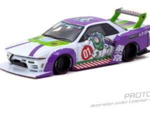 Precomanda macheta auto Nissan LB-KAIDO WORKS R32 Skyline Buzz Lightyear COMIC CON HK 20261:64 Tarmac