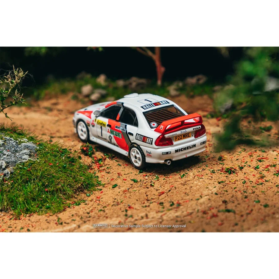 Macheta auto Mitsubishi Lancer Evolution Iv #1 Rallye Monte-Carlo 1997 1:64 Tarmac Works - imagine 2