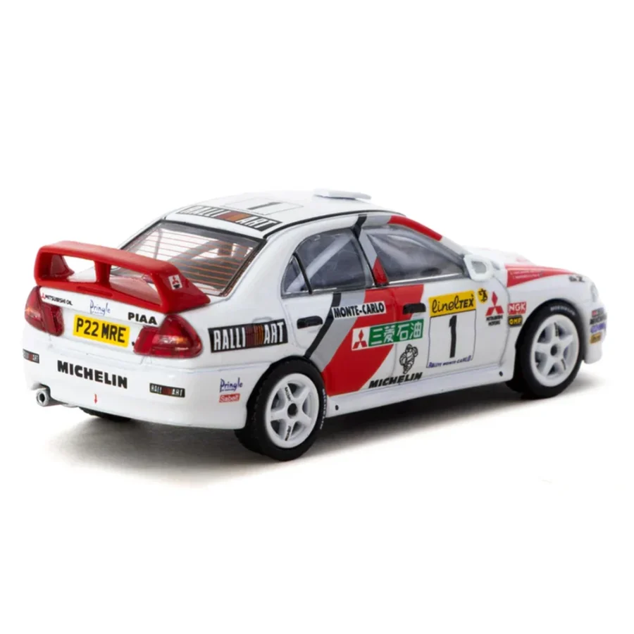 Macheta auto Mitsubishi Lancer Evolution Iv #1 Rallye Monte-Carlo 1997 1:64 Tarmac Works - imagine 3