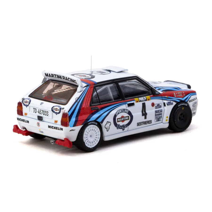 Macheta auto Lancia Delta Hf Integrale Didier Auriol / Bernard Occelli Winner Monte Carlo Rally 1992 1:64 Tarmac Works - imagine 2