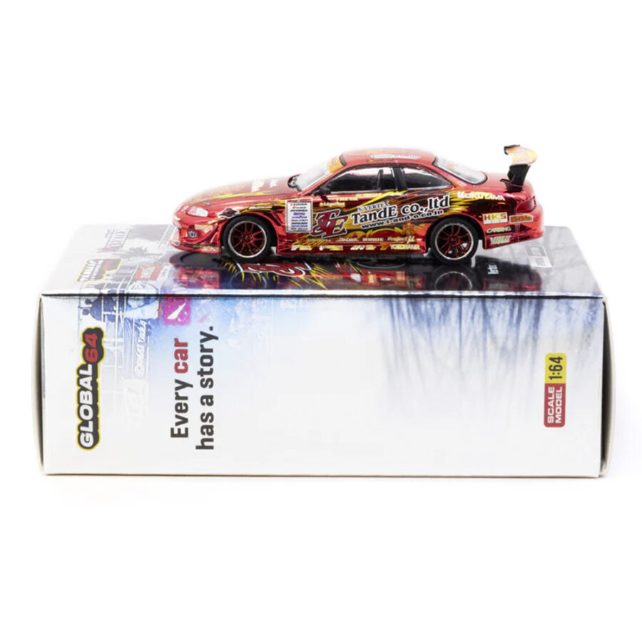 Macheta auto Toyota Soarer Vertex Ridge Red 2025 1:64 Tarmac Works - imagine 4