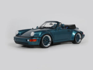 Precomanda macheta auto PORSCHE 911 (964) AMERICA GS TURQUOISE BLUE 1993 1:18 GT Spirit (GT1012)