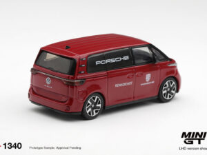 Precomanda macheta auto Volkswagen Id.Buzz Porsche Renndienst Red 2022 1:64 Mini GT (MGT01340-L)