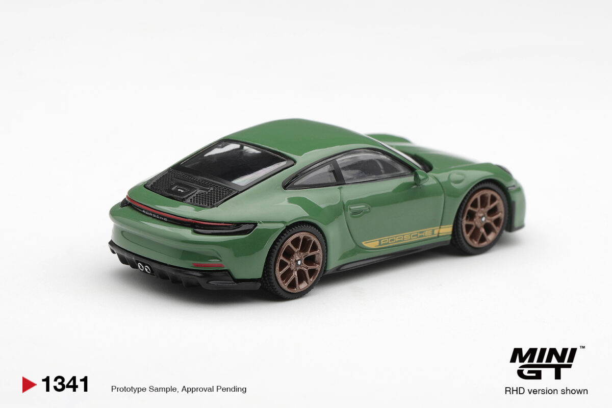 Precomanda macheta auto Porsche 911 (992) Gt3 Touring Auratium Green 2022 1:64 Mini GT (MGT01341-L) - imagine 2