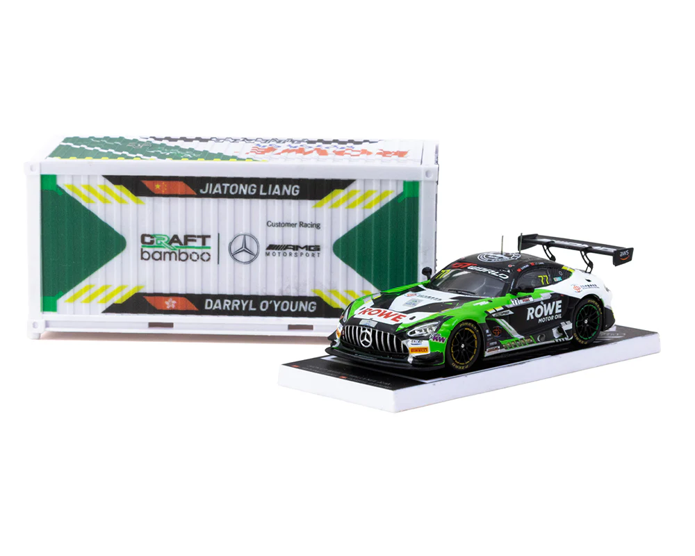 Macheta auto Mercedes-Benz Amg Gt3 Green #77 World Challenge Asia 2025 1:64 Tarmac Works - imagine 2