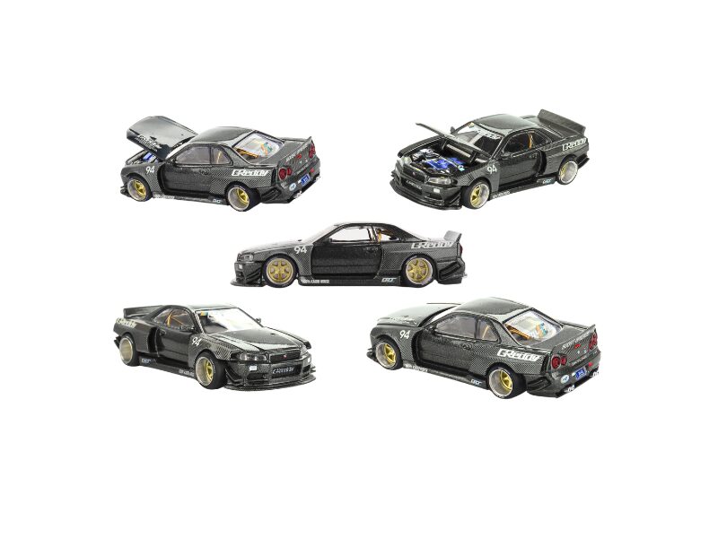 Macheta auto Nissan Skyline Gt-R (R34) Kaido Works Greddy V2 1999 1:64 Mini GT (KHMG222)