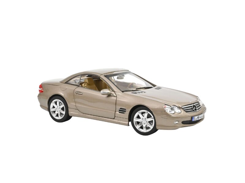 Macheta auto Mercedes-Benz SL 500 2003 Travertine Beige 1:18 Norev