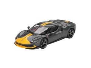 Macheta auto Ferrari 296 GTB Assetto Fiorano Grigio Scuro 2024 1:64 BBR (BBRFER64007)