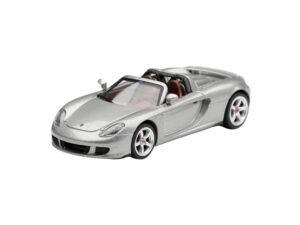 Precomanda macheta auto Porsche Carrera Gt Silver Metallic 200 1:64 Mini GT (MGT01236-L)