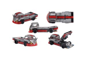 Precomanda macheta auto Volkswagen T1 Pickup Street Battle Spec V1 1972 Kaido Mini GT (KHMG292)