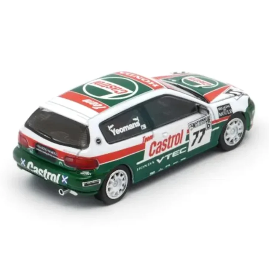 Macheta auto Honda Civic Eg6 #77 Castrol 2023 1:64 Bm Creations - imagine 3