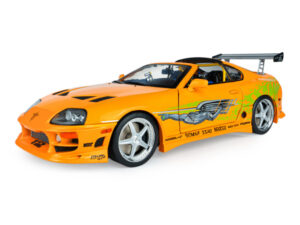 Macheta auto Toyota Supra MK4 (A80) Fast  Furious 1 Brian Open Roof 2001 1:18 Solido