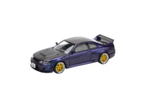 Macheta auto Nissan Skyline Gt-R R33 Nismo Midnight Purple 1:64 Pop Race