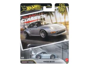 Macheta auto Porsche 993 GT2 Argintiu 1:64 Hot Wheels