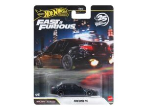 Macheta auto BMW M5 2010 Negru 1:64 Hotwheels