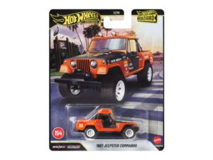Macheta auto Jeepster Commando 1967 Portocaliu 1:64 Hot Wheels
