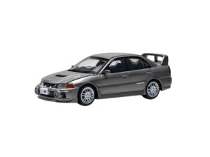 Macheta auto Mitsubishi Lancer Evolution Iv Dark Grey 1:64 Pop Race