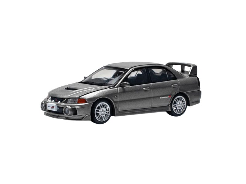 Macheta auto Mitsubishi Lancer Evolution Iv Dark Grey 1:64 Pop Race