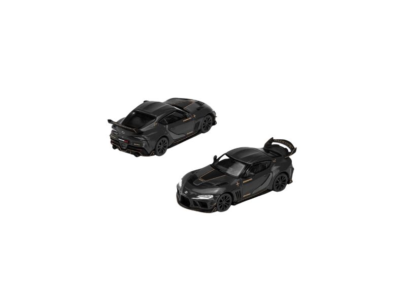 Macheta auto Toyota Darwin Pro 66g Nwb Supra (A90) Midnight Black 1:64 Pop Race