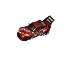 Macheta auto Porsche Rwb 993 Coca-Cola 1:64 Street Weapon