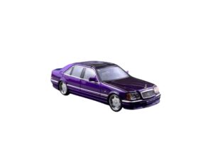 Macheta auto Mercedes-benz w140 Purple 1:64 Street Weapon