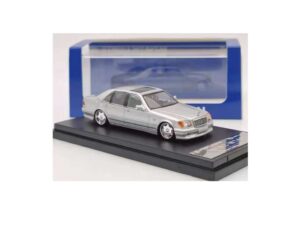 Macheta auto Mercedes-Benz w140 Silver 1:64 Street Weapon