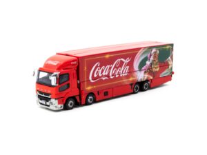 Macheta auto Mitsubishi Fuso Coca-cola Santa Truck 1:64 Tarmac Works