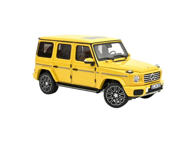 Precomanda macheta auto Mercedes-Benz G-Class 2024 Sun Yellow 1:18 Norev