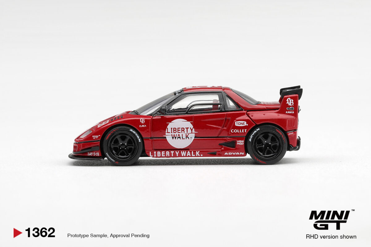 Precomanda macheta auto Mazda Az-1 Liberty Walk Lb40 Hinomaru Red 2026 1:64 Mini GT (MGT01362-R) - imagine 3