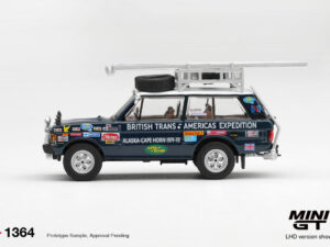 Precomanda macheta auto Land Rover Range Rover British Trans-Americas Expedition 1971 1:64 Mini GT (MGT01364-L)